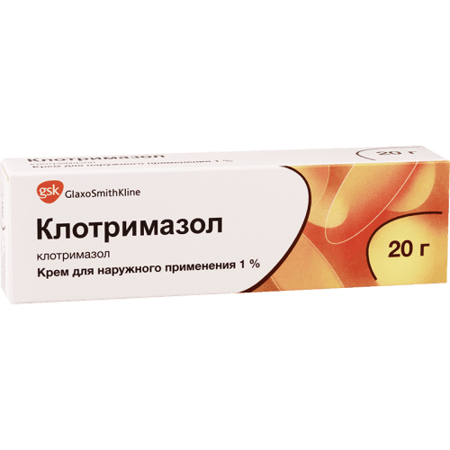 კლოტრიმაზოლი კრემი 1% 20გრ ტუბი  #1