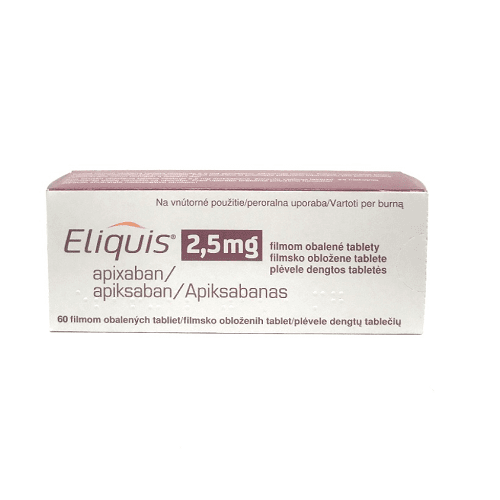 ელიქვისი /ელიქუისი/ ტაბლეტი 2.5მგ #60