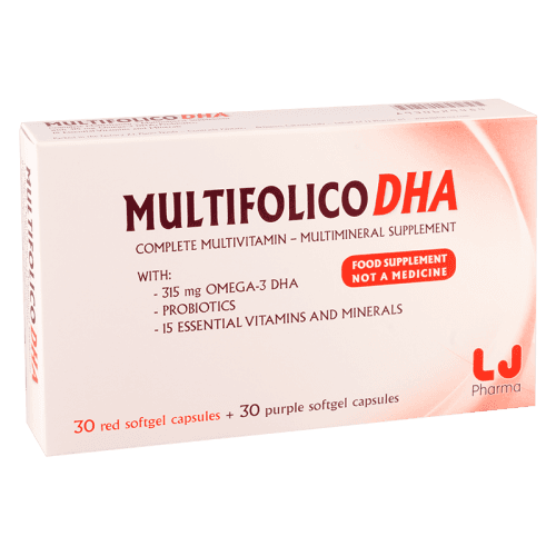 მულტიფოლიკო DHA კაფსულა #60