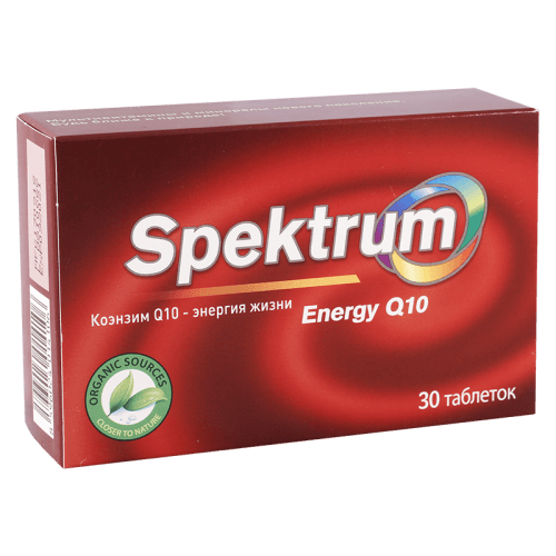 სპექტრუმი ენერჯი Q10 ტაბლეტი #30