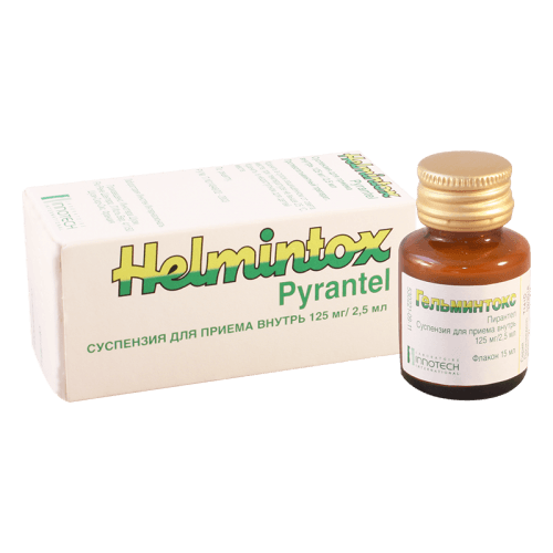 ჰელმინტოქსი სუსპენზია ორალური 125მგ/2.5მლ 15მლ ფლაკონი #1