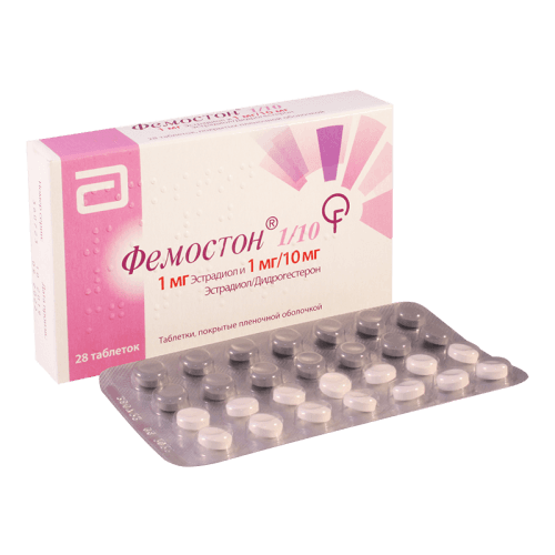 ფემოსტონი ტაბლეტი 1მგ+10მგ #28