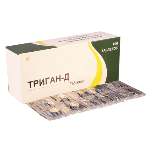 ტრიგანი დ ტაბლეტი 500მგ+20მგ #10