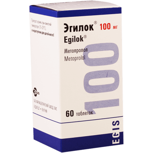 ეგილოკი(მეტოპ) ტაბლეტი 100მგ #60
