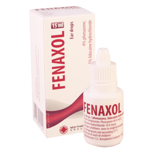 ფენაქსოლი წვეთები ყურის (40მგ+10მგ)/1მლ 15მლ ფლაკონი #1