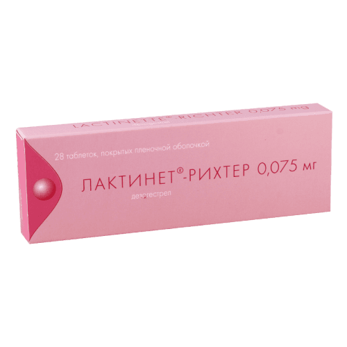 ლაქტინეტი ტაბლეტი 0.075მგ #28