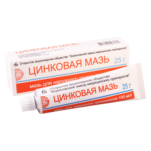 თუთიის მალამო 10% 25გრ ტუბი #1