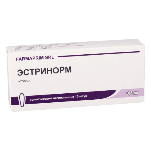 ესტრინორმი სანთელი ვაგინალური 0.5მგ #15