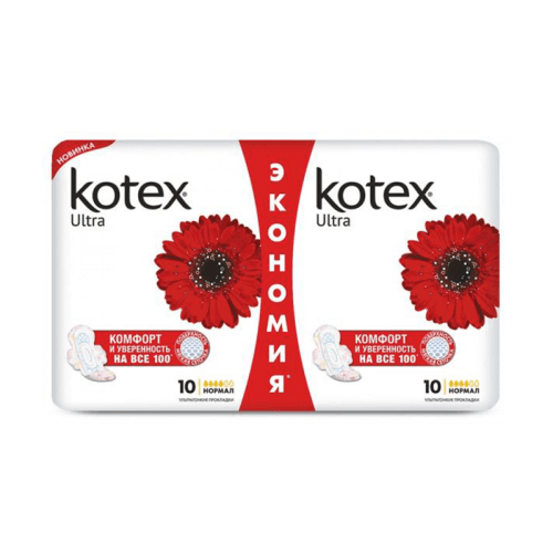 კოტექსი - ჰიგიენური საფენი ულტრა სოფტ ნორმალი /4წვ/  #20