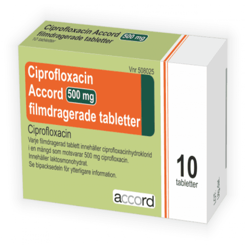 ციპროფლოქსაცინი აკორდი ტაბლეტი 500მგ #100