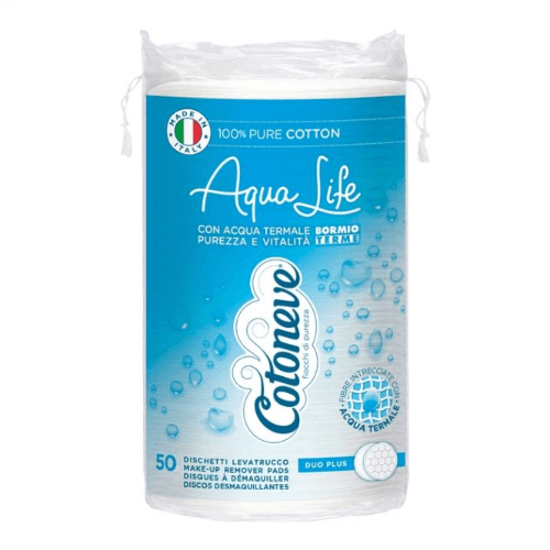 კოტონევე - ბამბის დისკოები ოვალური აქვა ლაით  #50