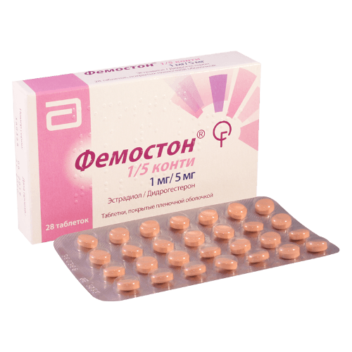 ფემოსტონი კონტი ტაბლეტი 1მგ+5მგ #28