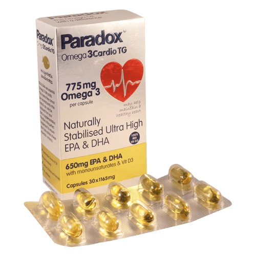 პარადოქს ომეგა 3 TG კარდიო კაფსულა 775მგ #30