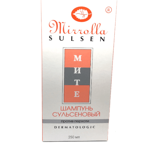 სულსენა - შამპუნი მიტე ქერტლის საწინააღმდეგო 1% 250მლ
