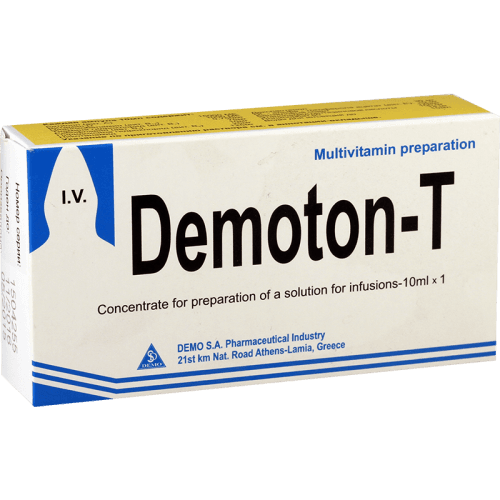 დემოტონი T ი/ვ ხსნარი საინფუზიო 10მლ ამპულა #1