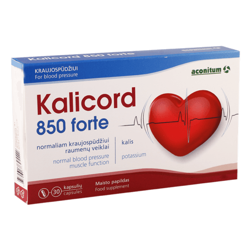 კალიკორდი ფორტე კაფსულა 850მგ #30
