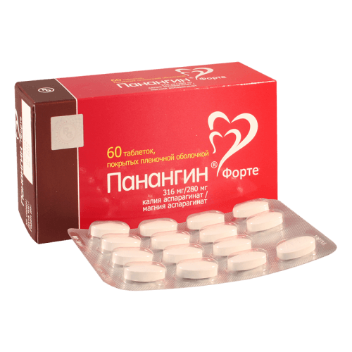 პანანგინი ფორტე ტაბლეტი 316მგ+280მგ #60