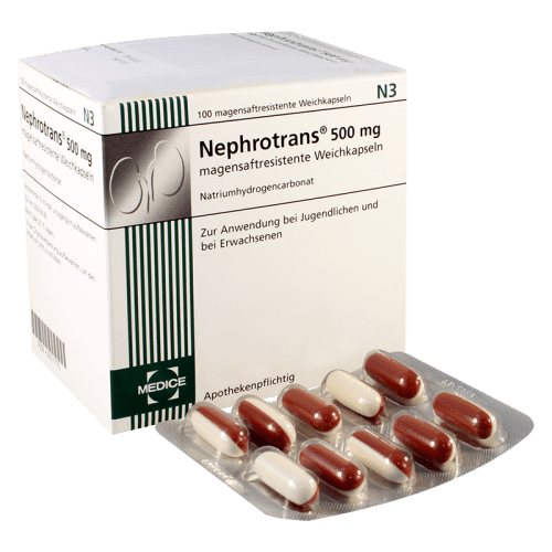 ნეფროტრანსი კაფსულა 500მგ #100