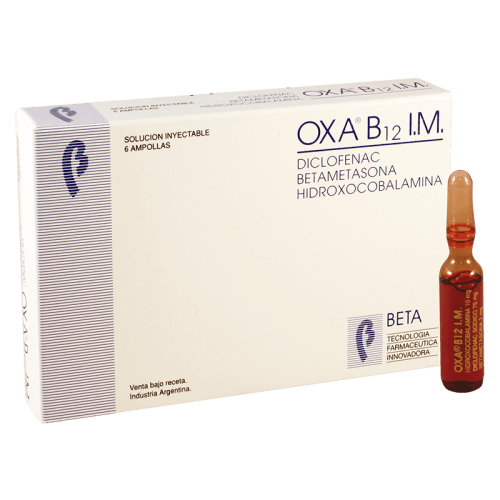ოქსა B-12 ი/მ ხსნარი საინექციო (75მგ+2მგ+10მგ)/3მლ ამპულა #6