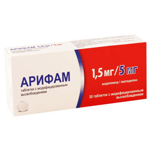არიფამი ტაბლეტი 1.5მგ+5მგ #30