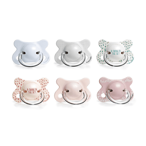 სუავინექსი - მატყუარა სილიკონის ანატომიური ვარდისფერი /0-6თვ/  #1