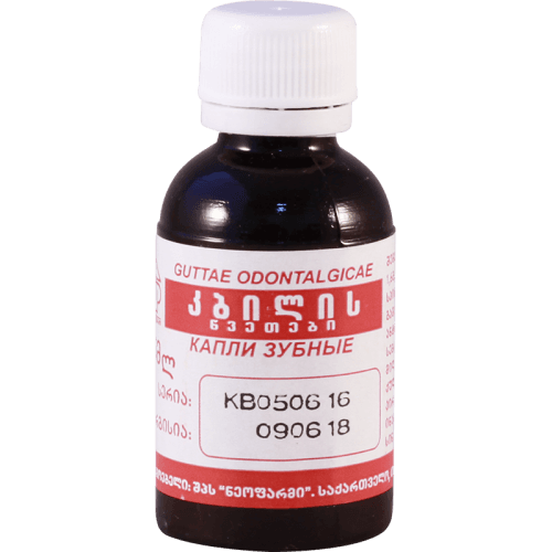 კბილის წვეთები 25მლ ფლაკონი #1