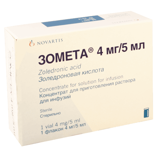 ზომეტა კონცენტრატი საინფუზიო ხსნარის მოსამზადებლად 4მგ/5მლ ფლაკონი #1