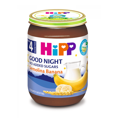 ჰიპი - ხილფაფა რძიანი 'ძილინებისა' ბანანით /4თვ+/ 190გრ