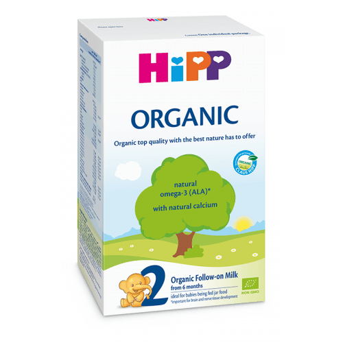 ჰიპი - რძე ორგანიკი 2 /6თვ+/ 300გრ