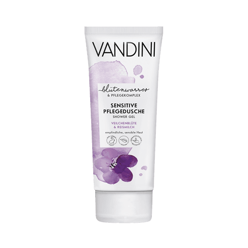 ვანდინი - Sensitive შხაპის გელი მგრძ. კანის იის ყვავილი და ბრინჯის რძე 200მლ