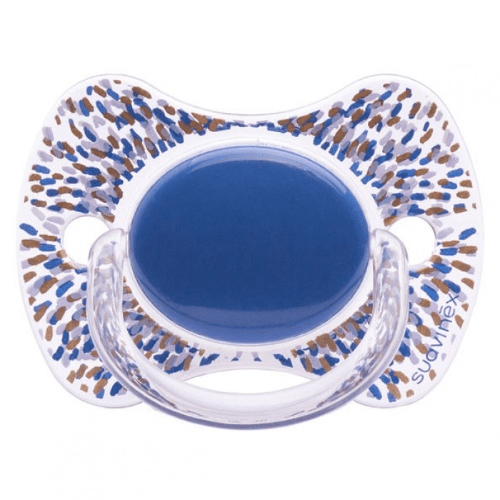 სუავინექსი - მატყუარა სილიკონის ფიზიოლოგიური პრემიუმი ცისფერი /6-18თვ/  #1