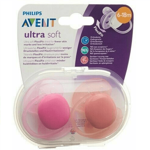 ავენტი - მატყუარა 'ულტრა სოფტ' ცისფერი და რუხი ნახატით /6-18თვ/  #2