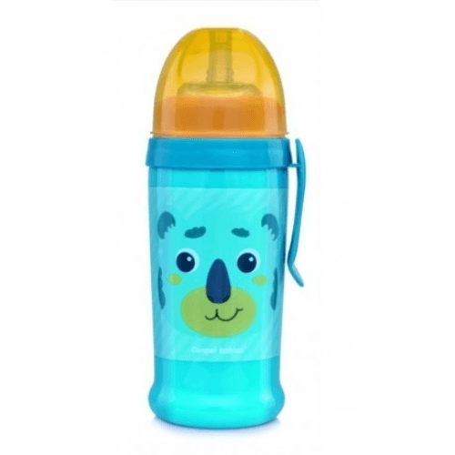 კანპოლი - ჭიქა სპორტული სილიკონის საწრუპით 350მლ