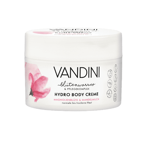 ვანდინი - Hydro ტანის კარაქი ნორმ/მშრ კანის მაგნოლიის ყვავილი და ნუშის ზეთი 200მლ