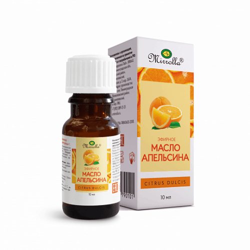 მიროლა - ეთერზეთი ფორთოხალი 10მლ ფლაკონი