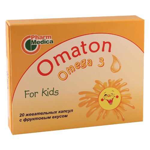 ომეგა-3 საბავშვო (ომატონი) კაფსულა #20