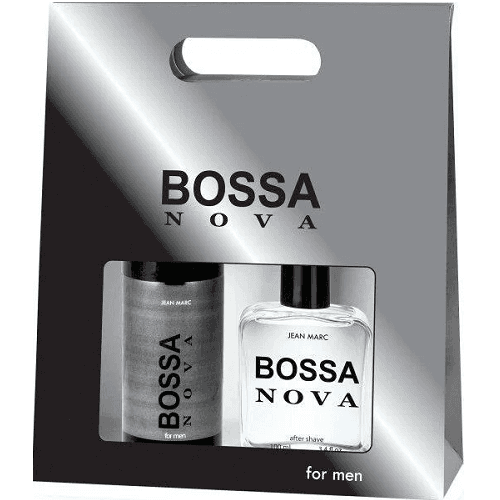 ჟან მარკი - სასაჩუქრე ნაკრები Men BOSSA NOVA გაპარსვის შემდგომი ლოსიონი/ტანის სპრეი
