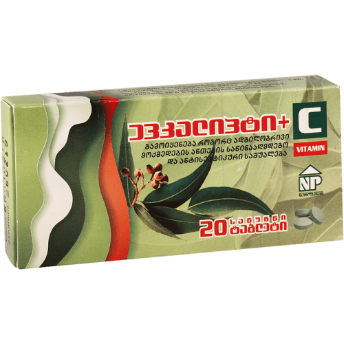 ევკალიპტი+C ტაბლეტი საწუწნი #20