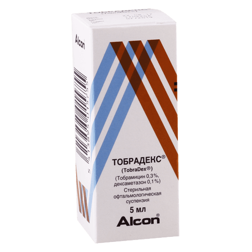 ტობრადექსი წვეთები თვალის (3მგ+1მგ)/1მლ 5მლ ფლაკონი #1