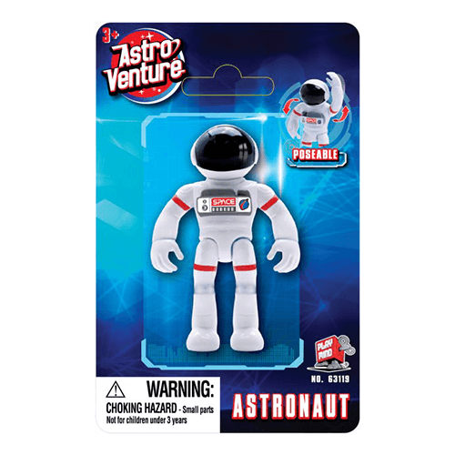 სათამაშო - ასტრონავტის ფიგურა თეთრი/სტაფილოსფერი