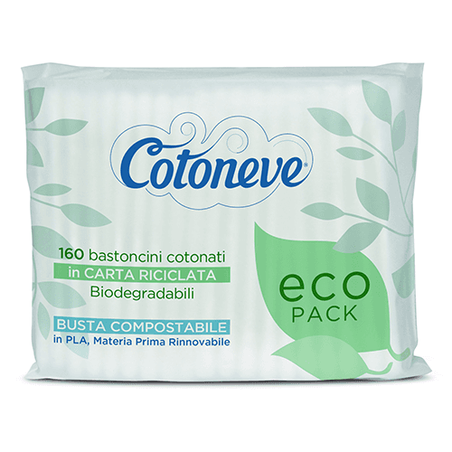 კოტონევე - ყურის ჩხირები ცელოფანში ქაღალდის ღეროზე  #160