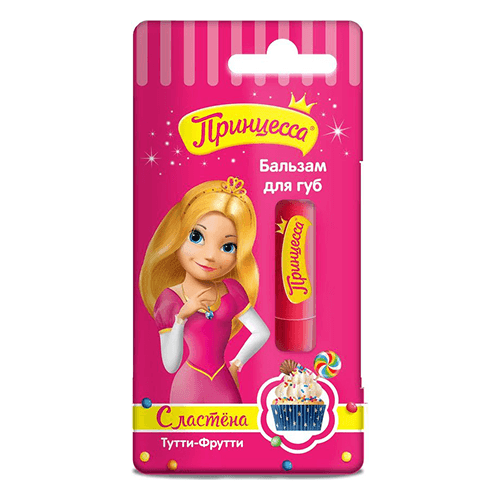 პრინცესა - ტუჩის ბალზამი 'ტუტი ფრუტი' 3.5გრ