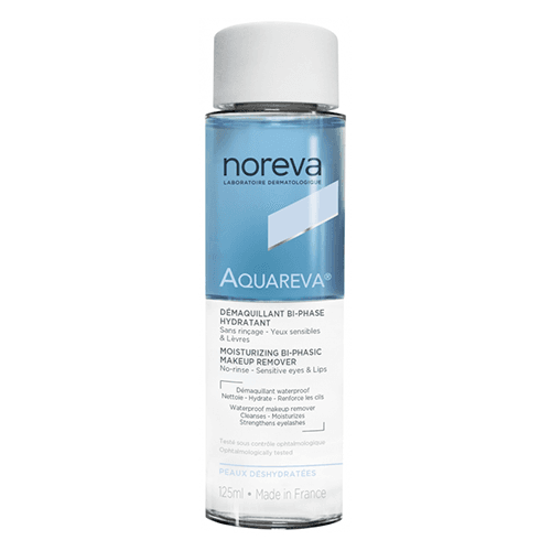 ნორევა - Aquareva თვალ-ტუჩის მაკიაჟის მოსაშორებელი ორფაზიანი წყალგამძე 125მლ