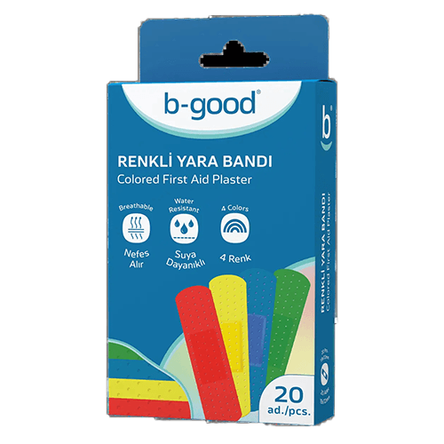 ლეიკოპლასტირი B-good ნაკრები ფერადი წყალგაუმტარი  #20