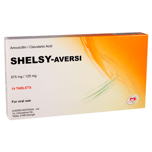 შელსი-ავერსი ტაბლეტი 875მგ+125მგ #14