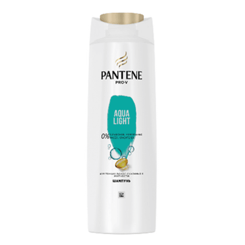 პანტენი - შამპუნი აქუა ლაითი დამატენიანებელი ცხიმიანი ტიპის თმის 400მლ