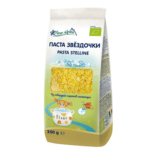 ფლუერ ალპინ - მაკარონი ვარსკვლავი საბავშვო 250გრ