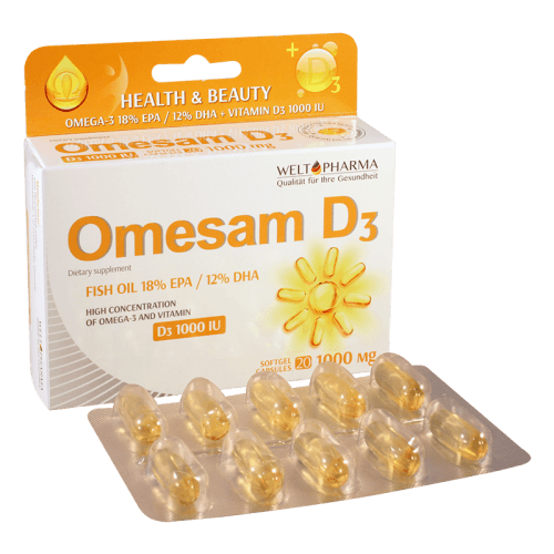 ომესამი დ3 კაფსულა 1000სე #20