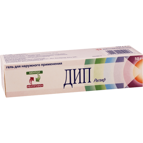 დიპ რილიფი გელი 50მგ+30მგ  50გრ ტუბი #1