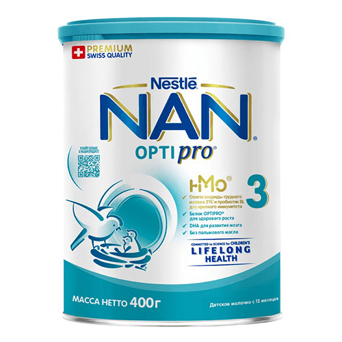 ნანი - რძე -3 /12თვ+/ 400გრ